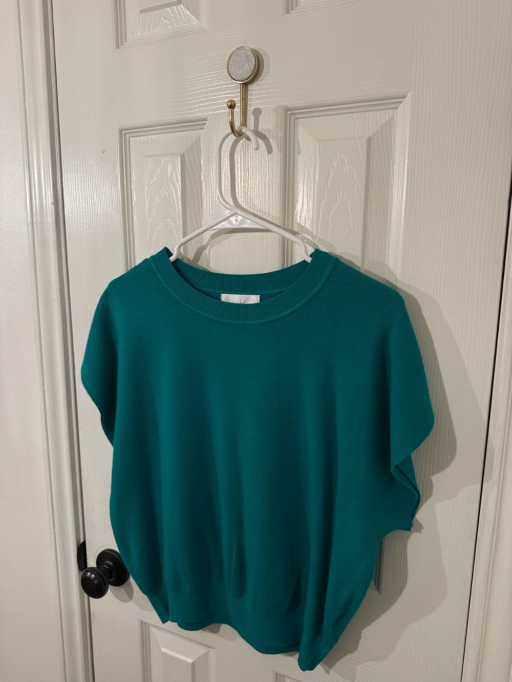 Zenana Outfitters Teal Short Sleeve Knit Top